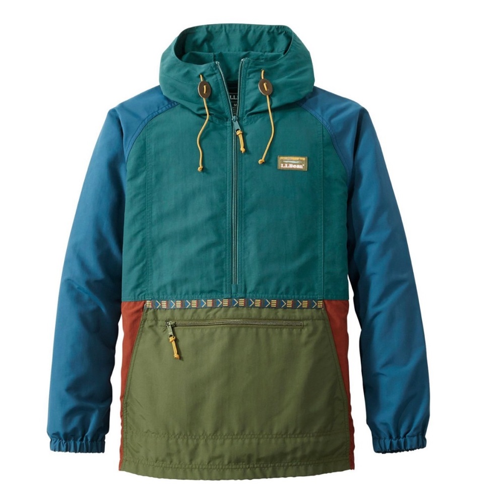 LL Bean Mountain Classic Anorak, Mens Medium